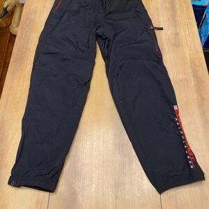 Polo by Ralph Lauren Black Jogger Pants with Red Trim
